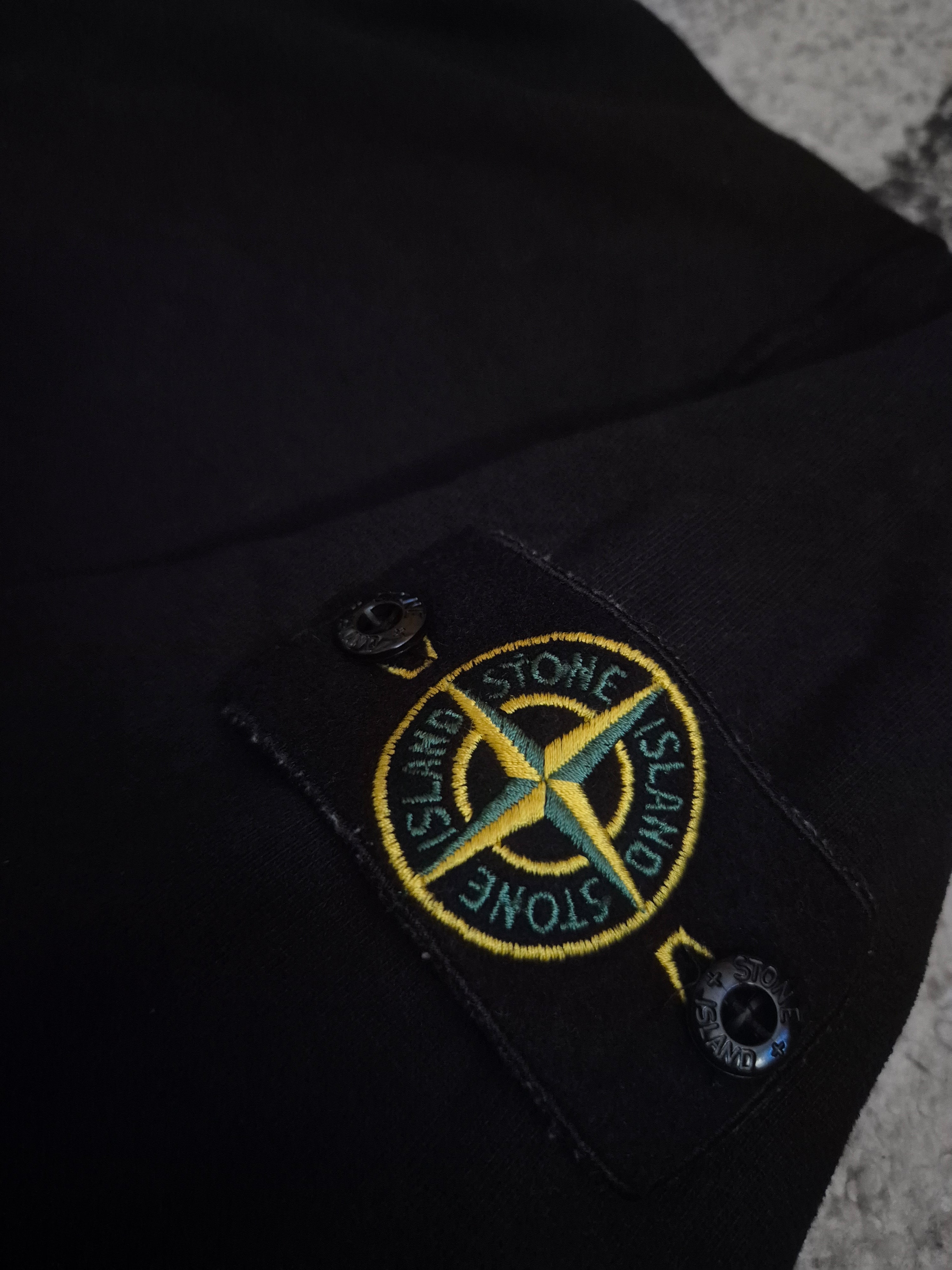Stone Island Half Zip Black L