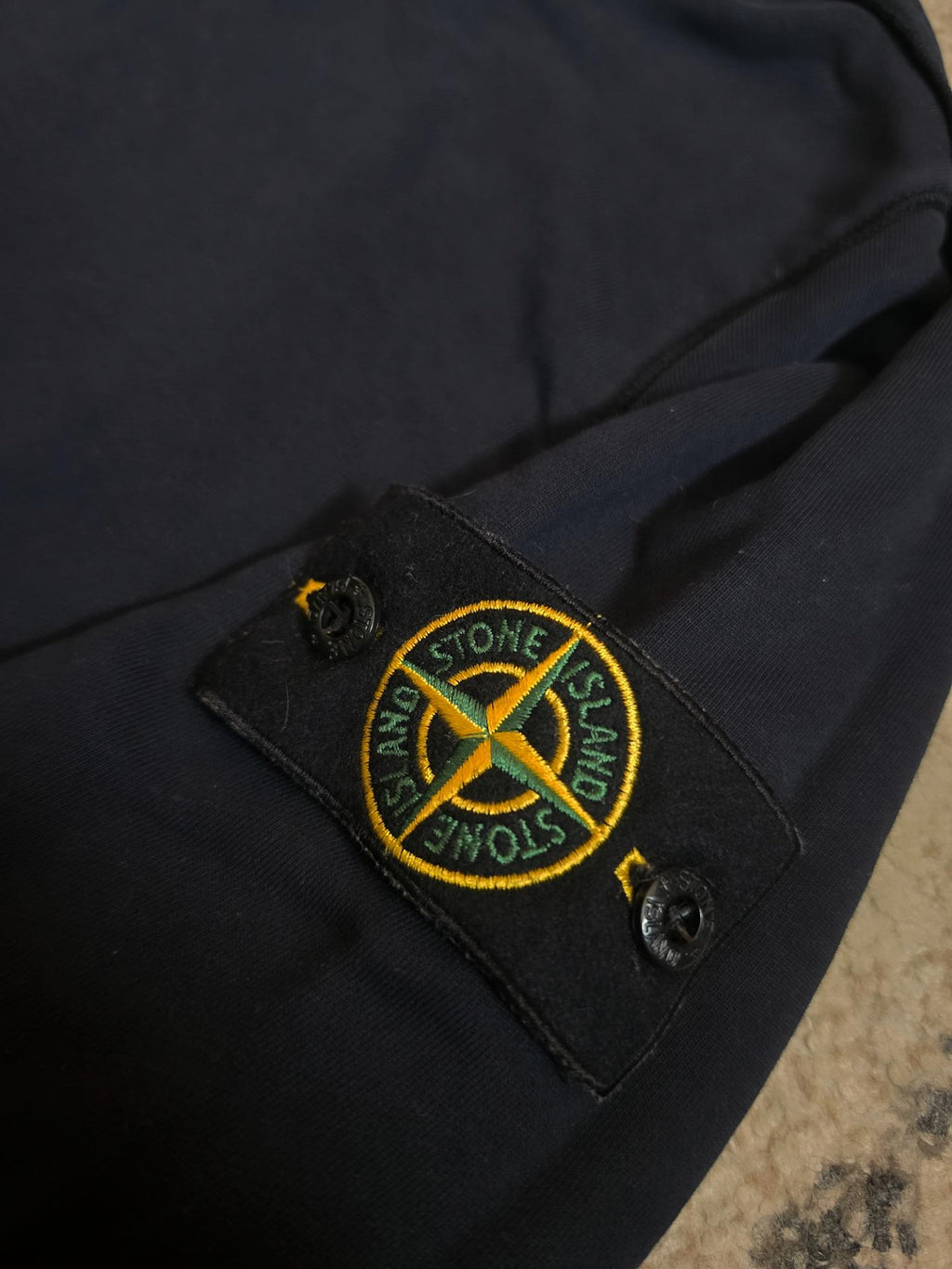 Stone Island Garment Dyed Hoodie – 701562851 V0020 – Navy Blue – XL