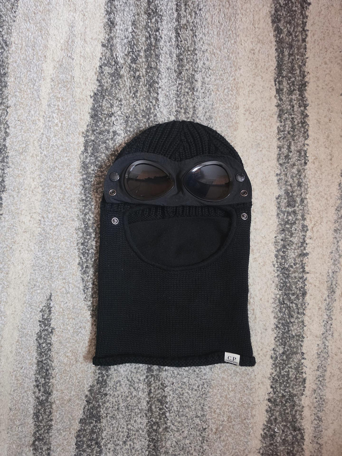 C.P. Company Wool Knit Balaclava – CMAC301A 005509A – Black – One Size