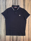 Moncler Cotton Piqué Polo Shirt – H10918A00010 84556 – Navy – M