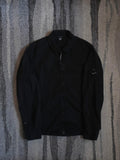 C.P. Company Gabardine Lens Zipped Overshirt – CMSH158A 002824G 999 – Black – L
