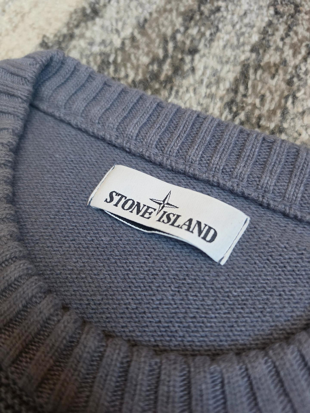 Stone Island 503A7 Comfort Wool Cotton Knit – 7515503A7 V0046 – Blue – L
