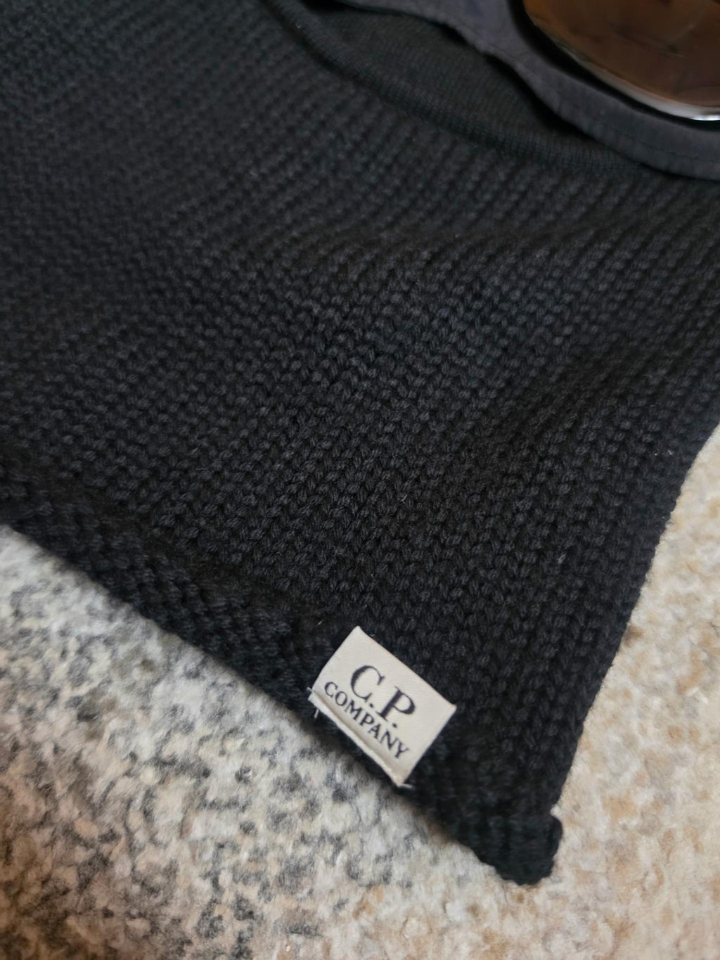 C.P. Company Wool Knit Balaclava – CMAC301A 005509A – Black – One Size