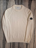 C.P. Company Lambswool Sweater – CMKN087A 005504A – Cream – 52