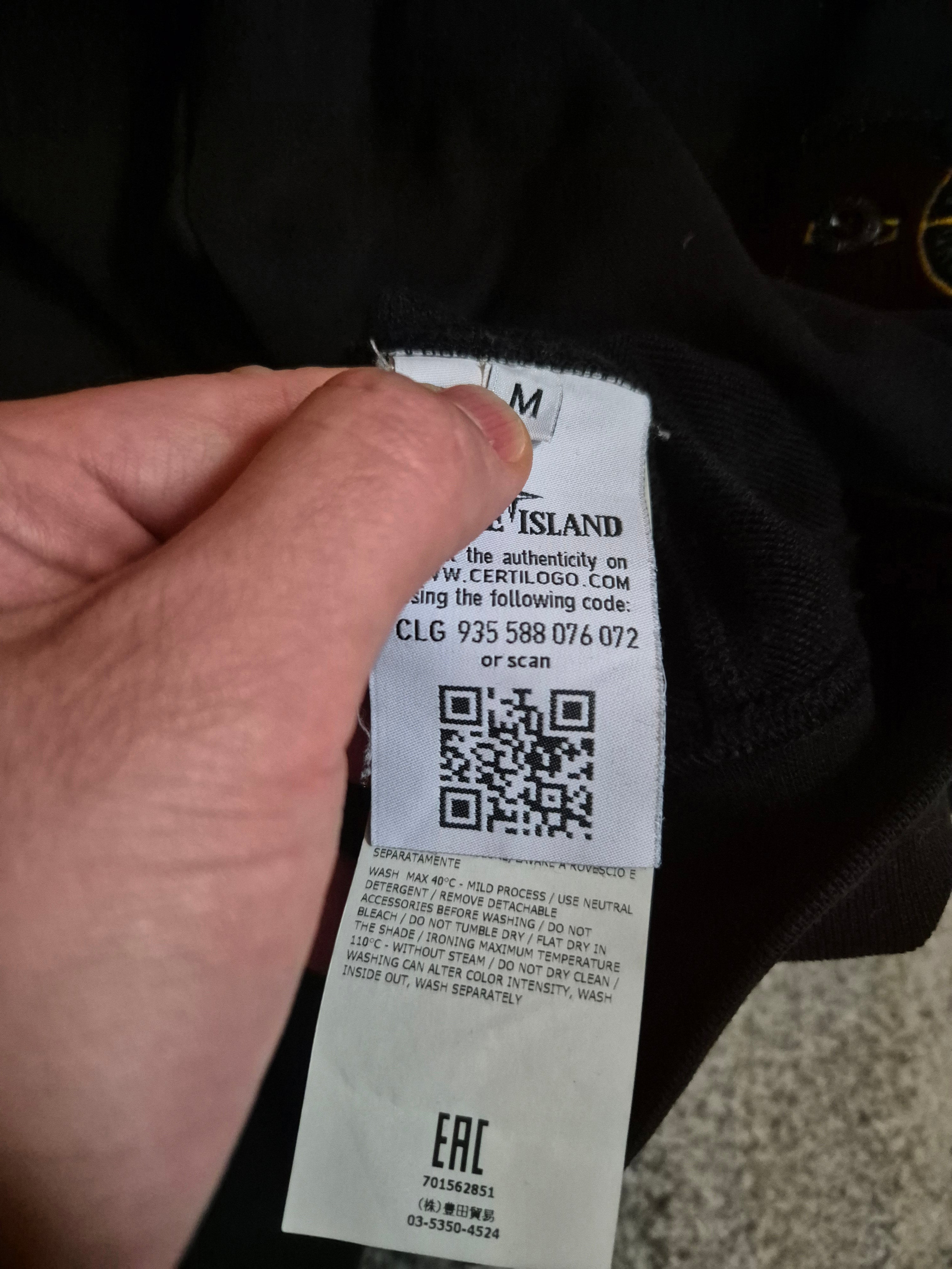 Stone Island Hoodie Black M