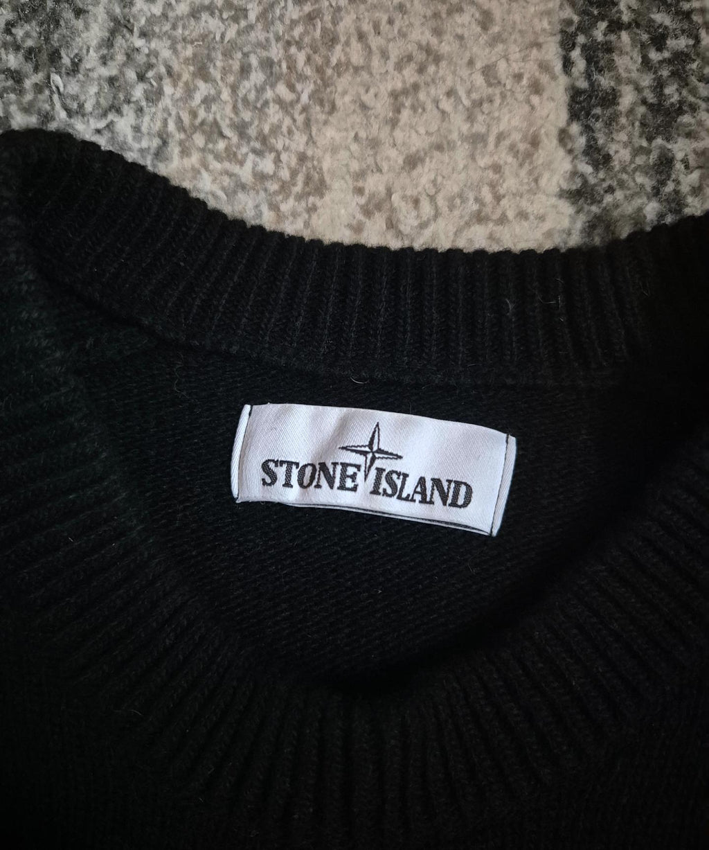 Stone Island Wool Sweater Black XL