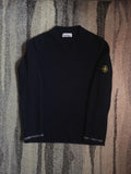 Stone Island Stripe Trim Wool Knit Jumper – 6715539A3 V0020 – Navy – XL