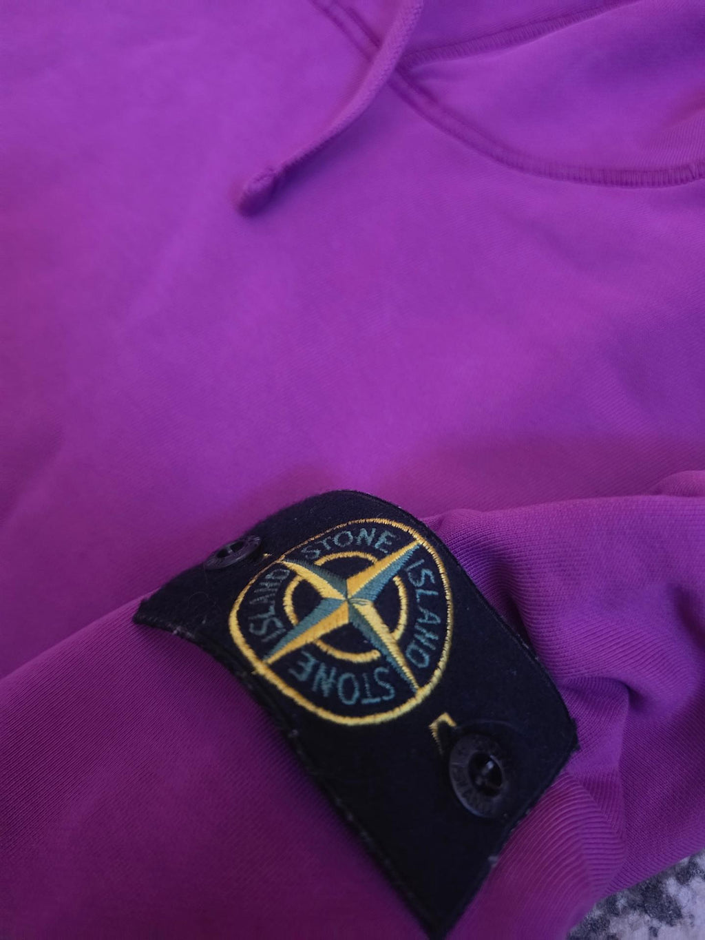Stone Island Hoodie Fuchsia L