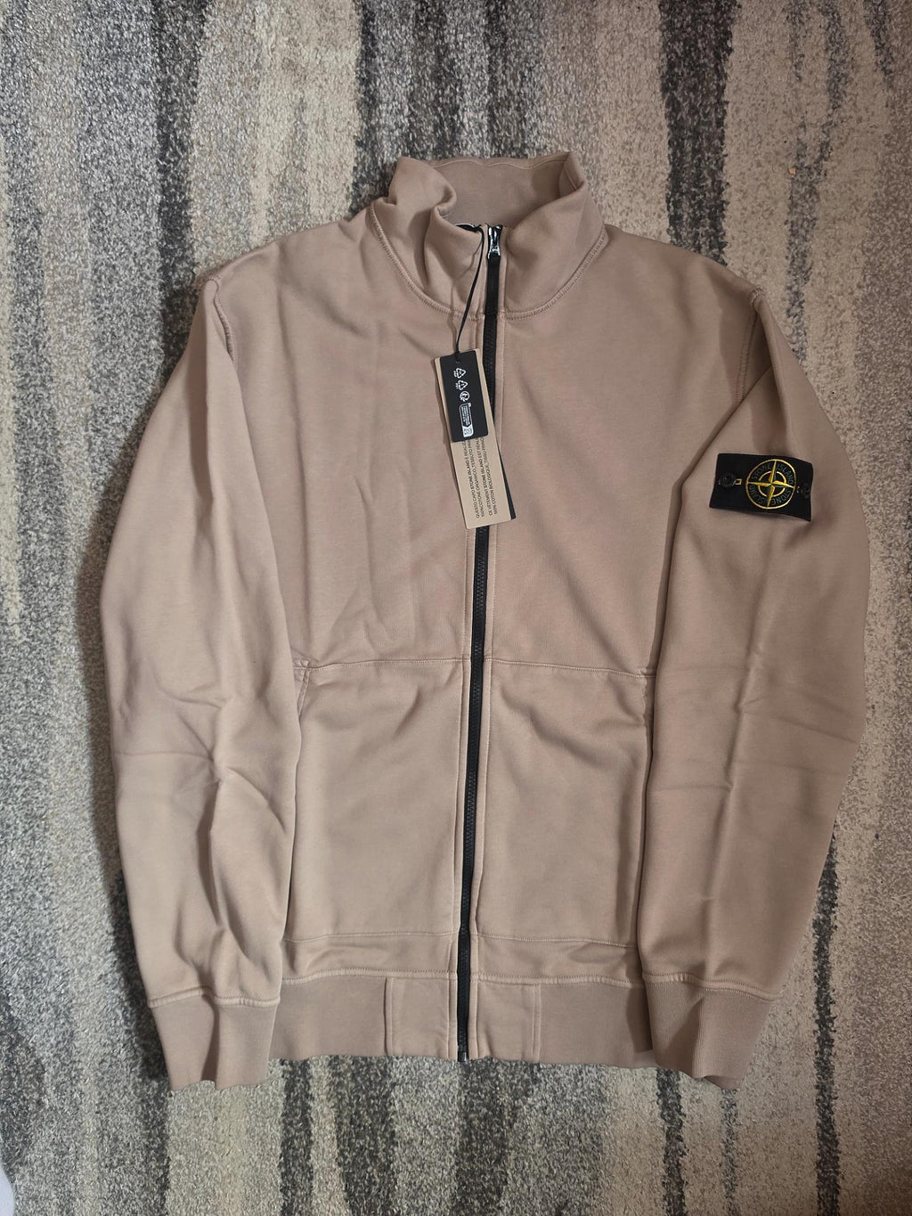 Stone Island Full Zip-Up – L1S156100063 S0051 V009A – Desert – XXL