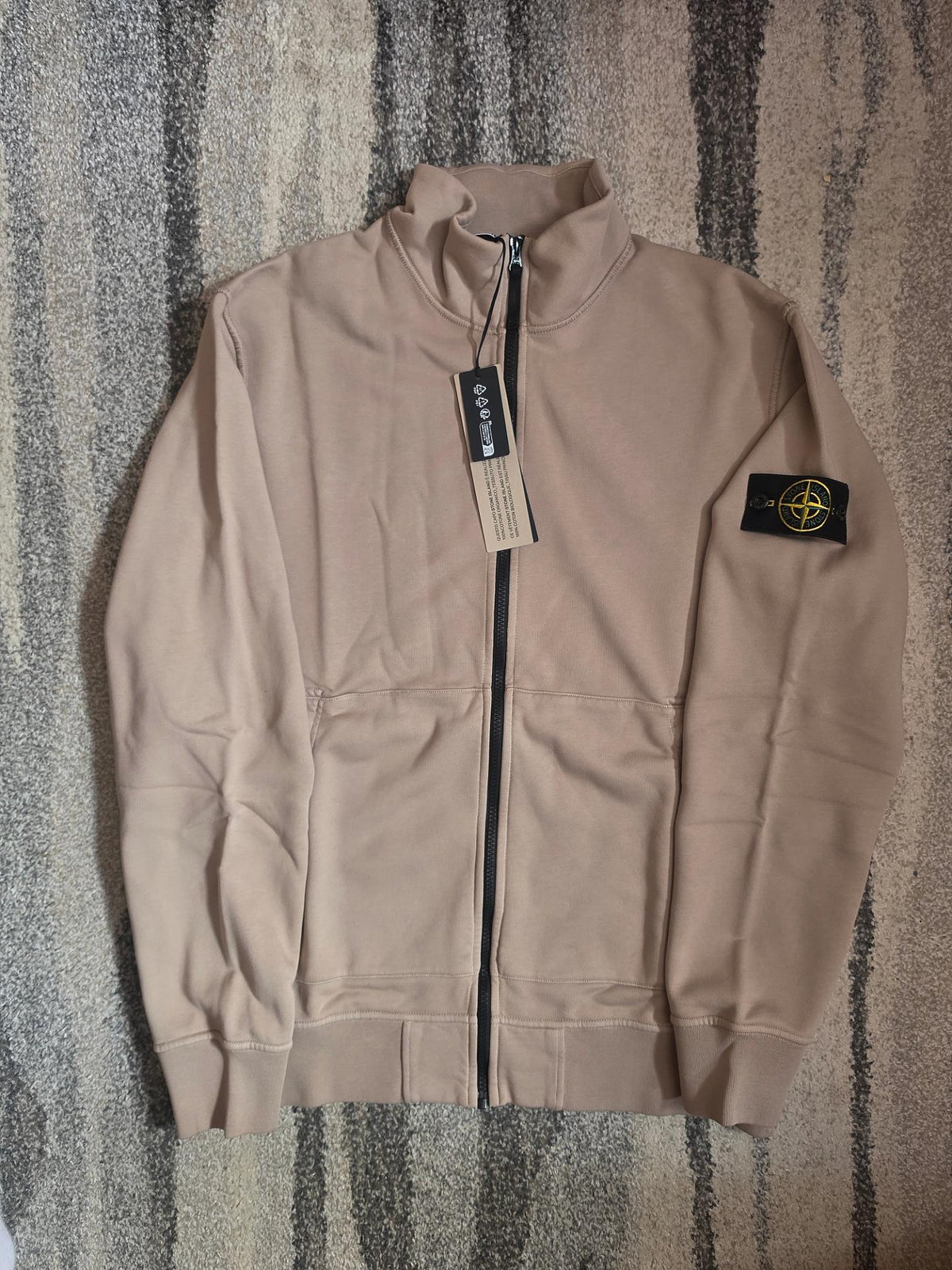 Stone Island Full Zip-Up – L1S156100063 S0051 V009A – Desert – XXL