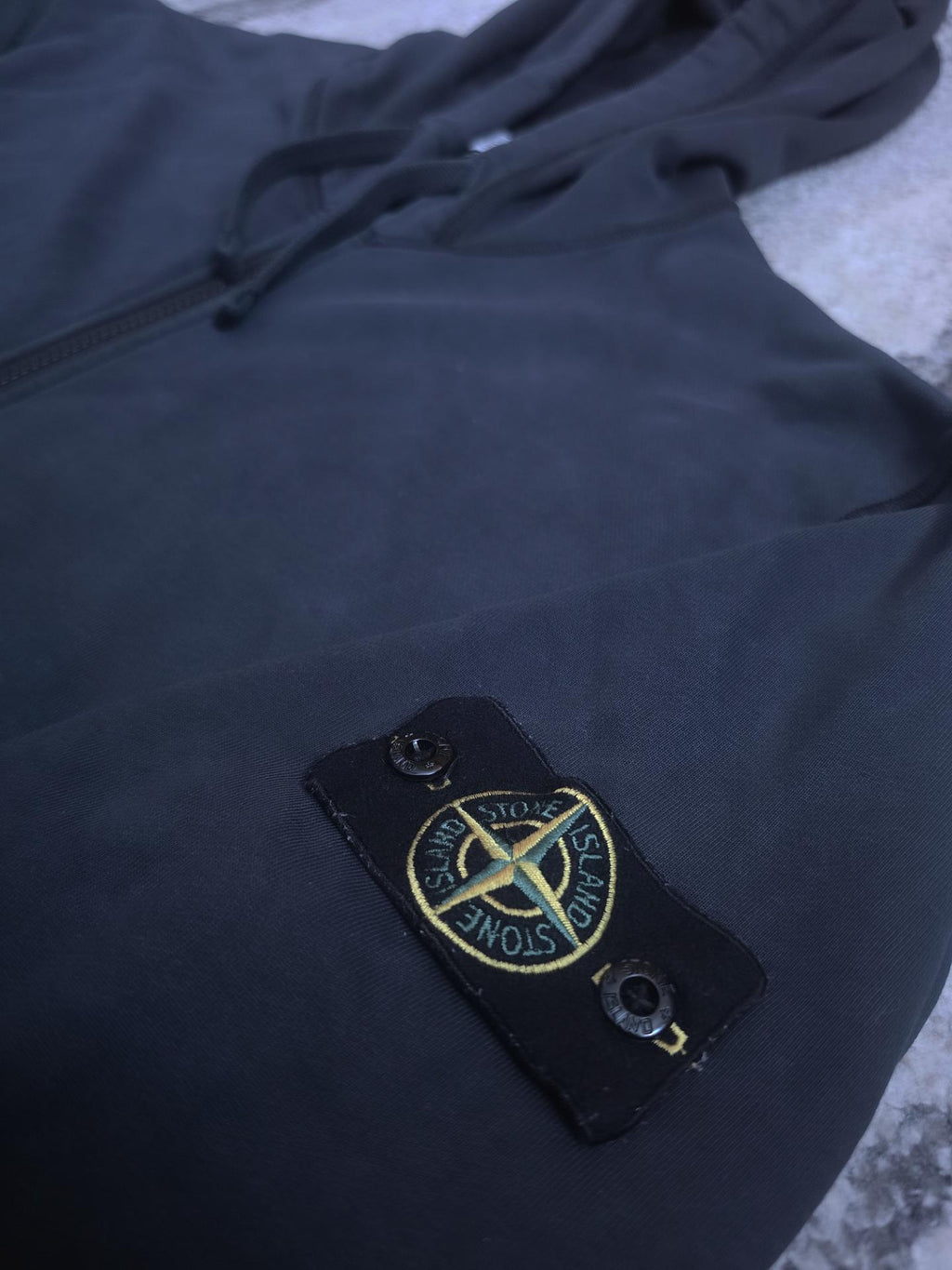 Stone Island Zip Hoodie – 801564251 V0020 – Navy Blue – XL
