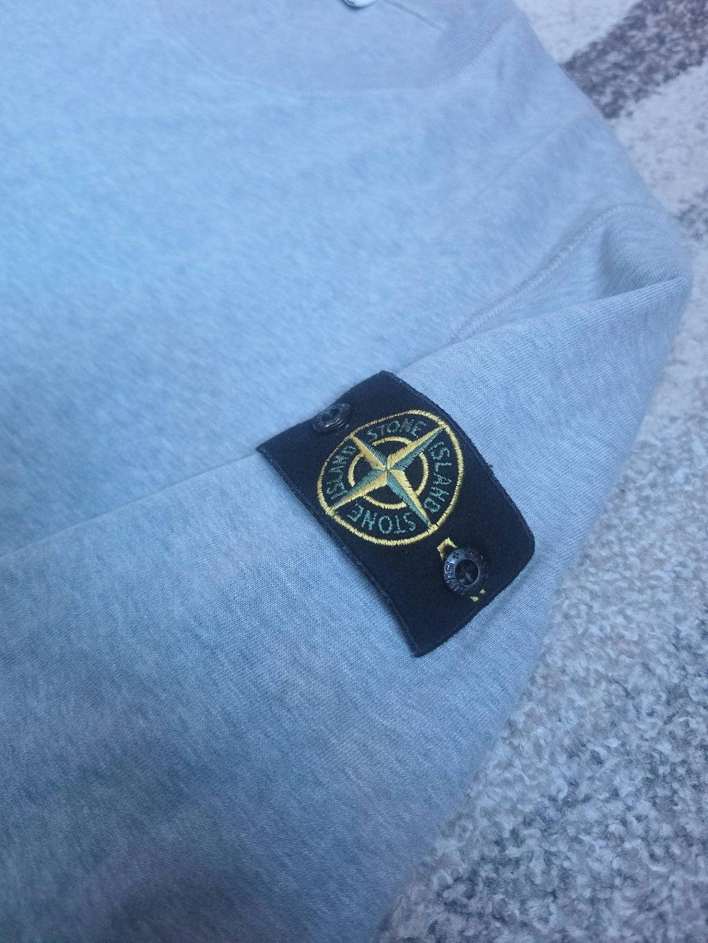 Stone Island 63020 Crewneck Sweatshirt – 731563020 V0M64 – Melange Grey – XL