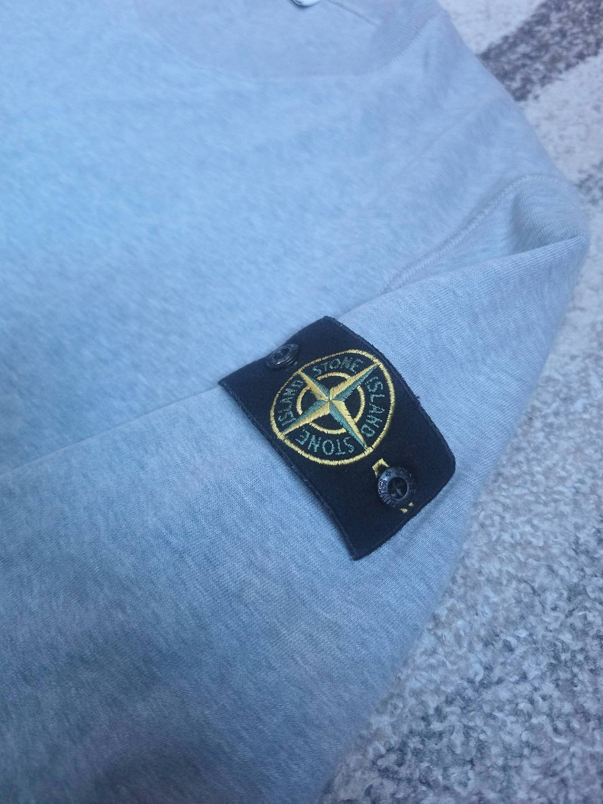 Stone Island 63020 Crewneck Sweatshirt – 731563020 V0M64 – Melange Grey – XL