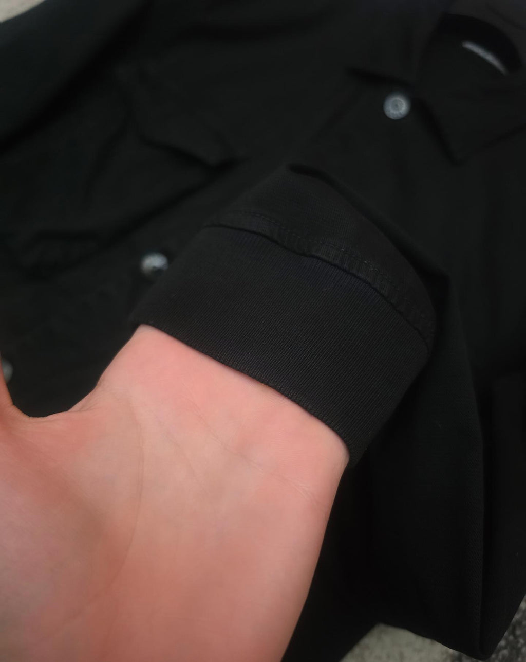 Stone Island Garment Dyed Stretch Overshirt 711513002 Black L