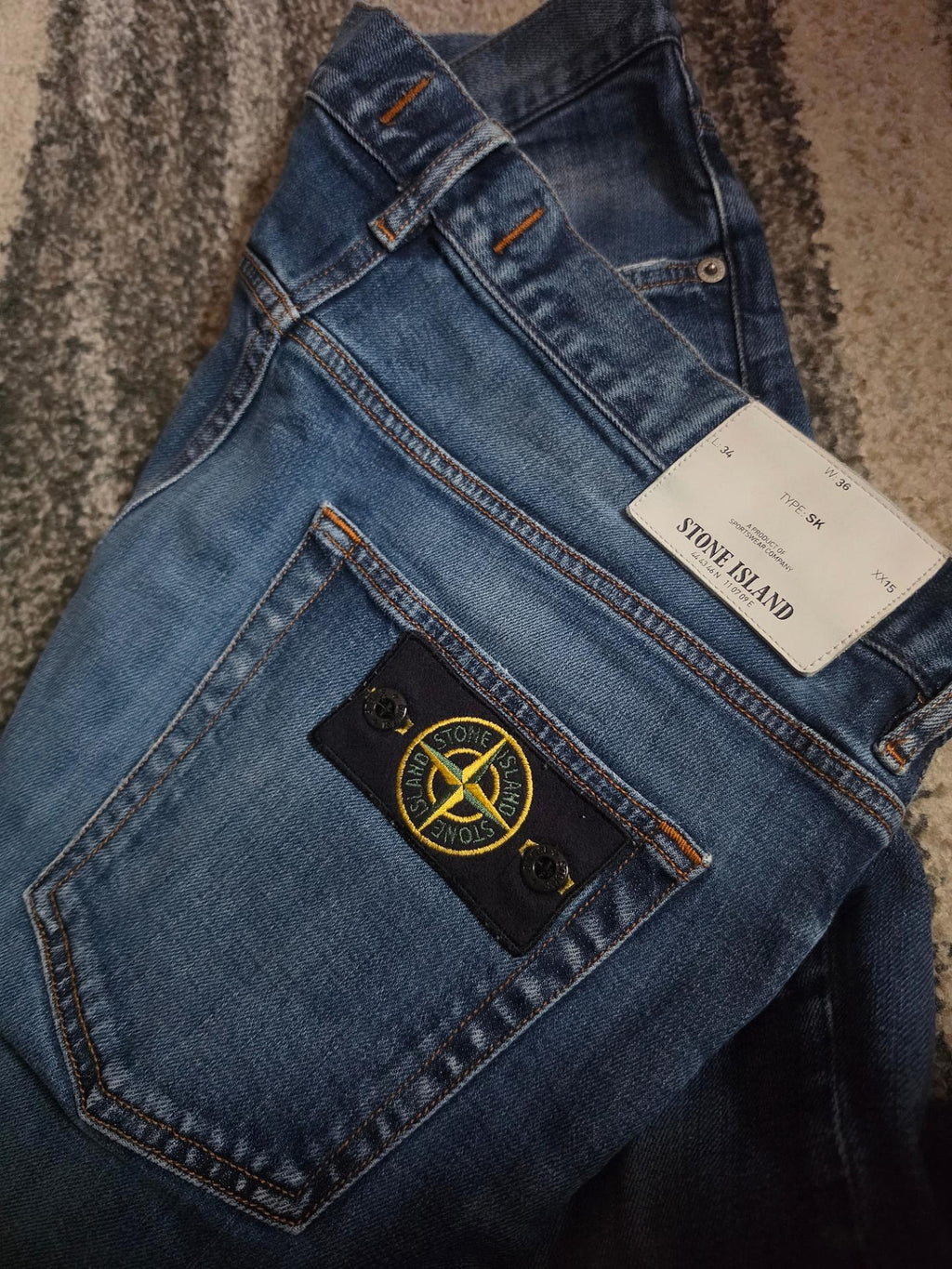 Stone Island Denim Research Jeans – 6215J2ZGA – W36 L34