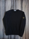 Stone Island Garment Dyed Crewneck Sweatshirt – 711562720 – Black – M