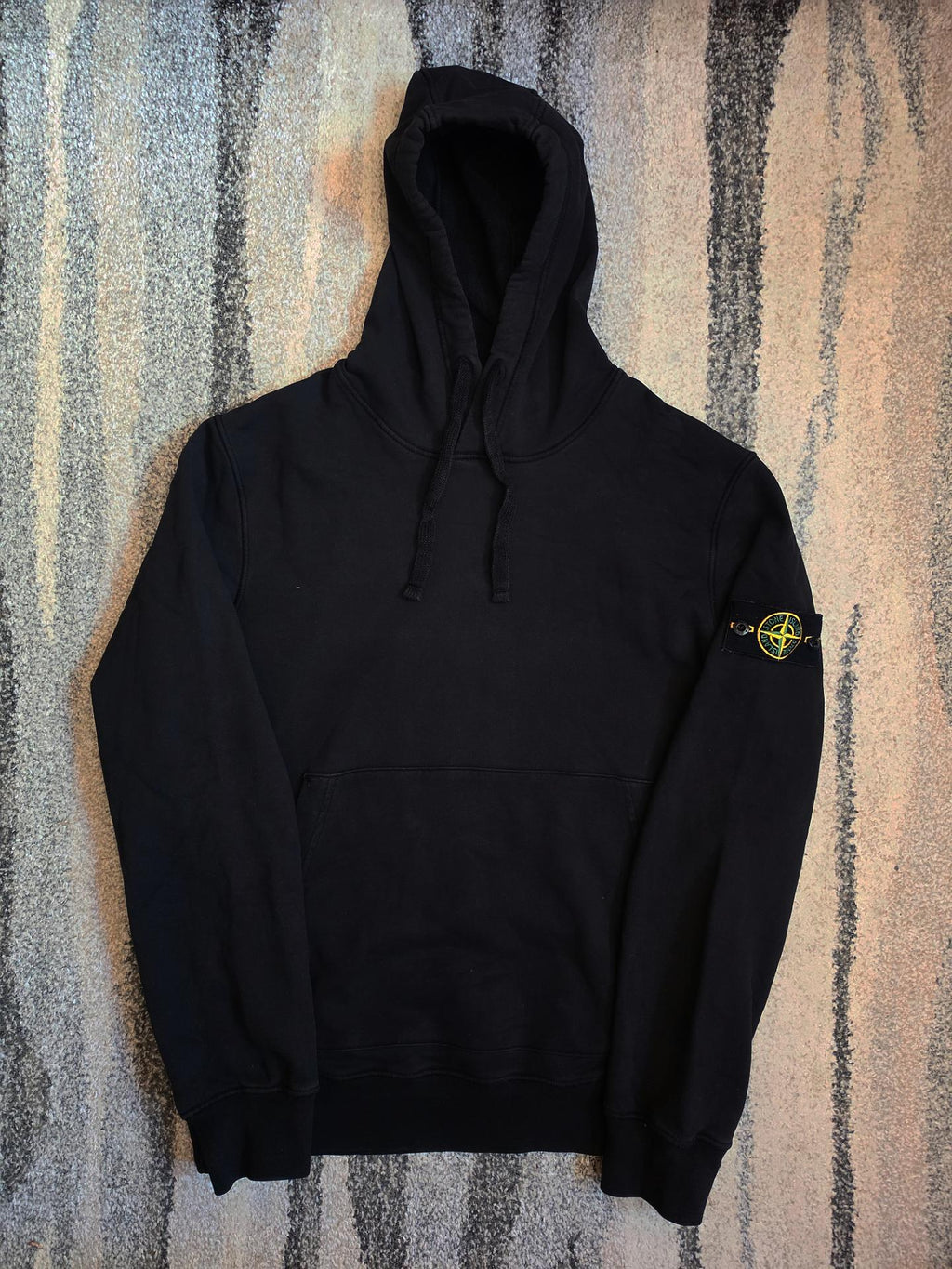 Stone Island 64151 Hooded Sweatshirt – 721564151 V0029 – Black – L