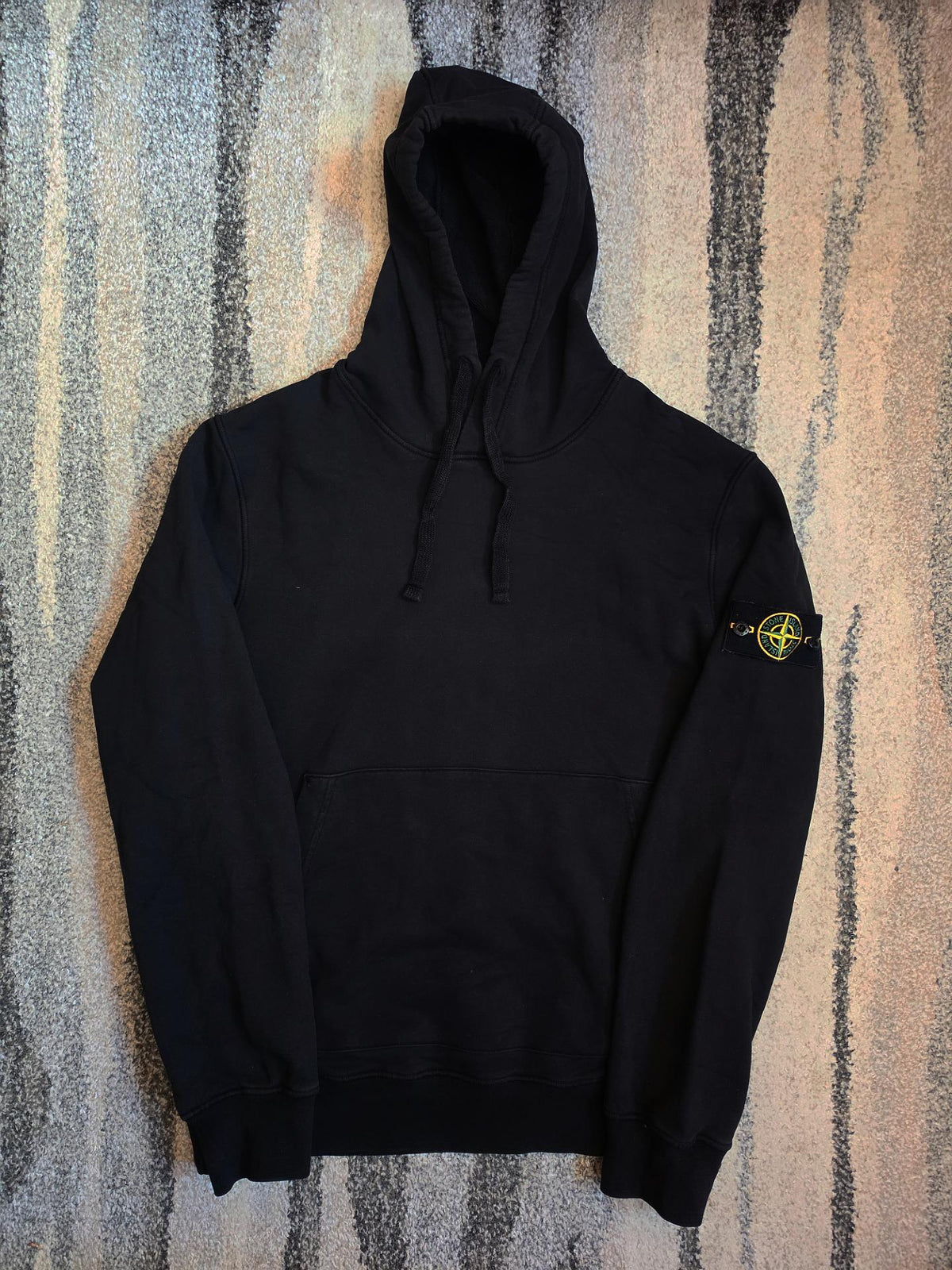 Stone Island 64151 Hooded Sweatshirt – 721564151 V0029 – Black – L