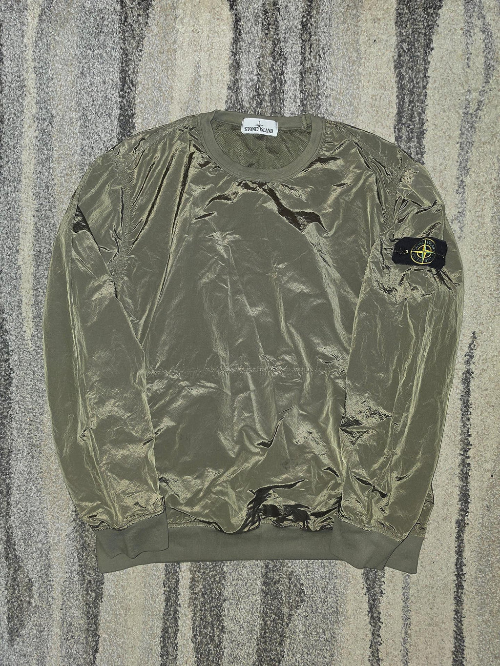 Stone Island Nylon Metal Pullover – 691564012 – Khaki – XL