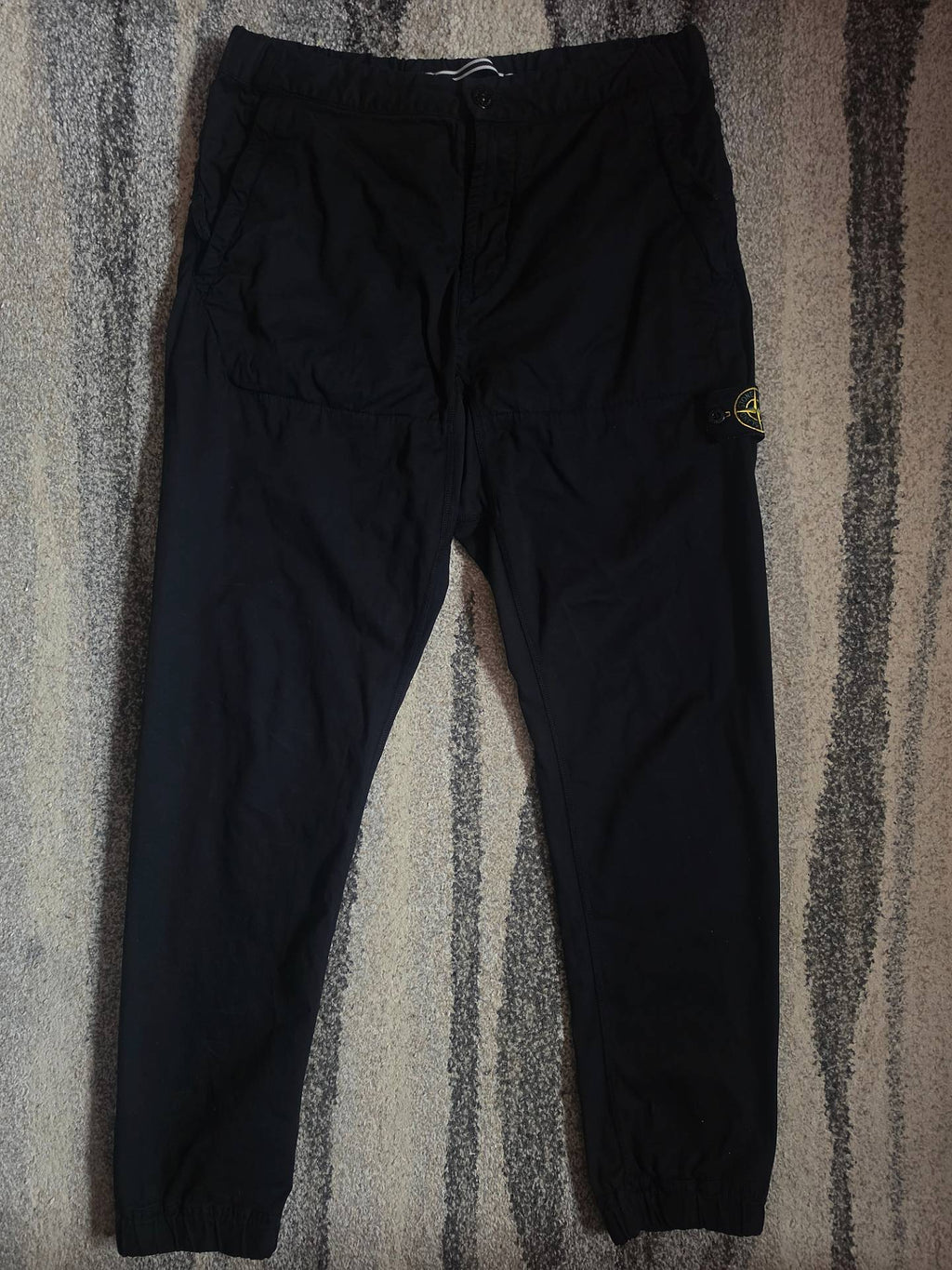 Stone Island RE-T Cargo Trousers – 691531810 V0029 – Black – M