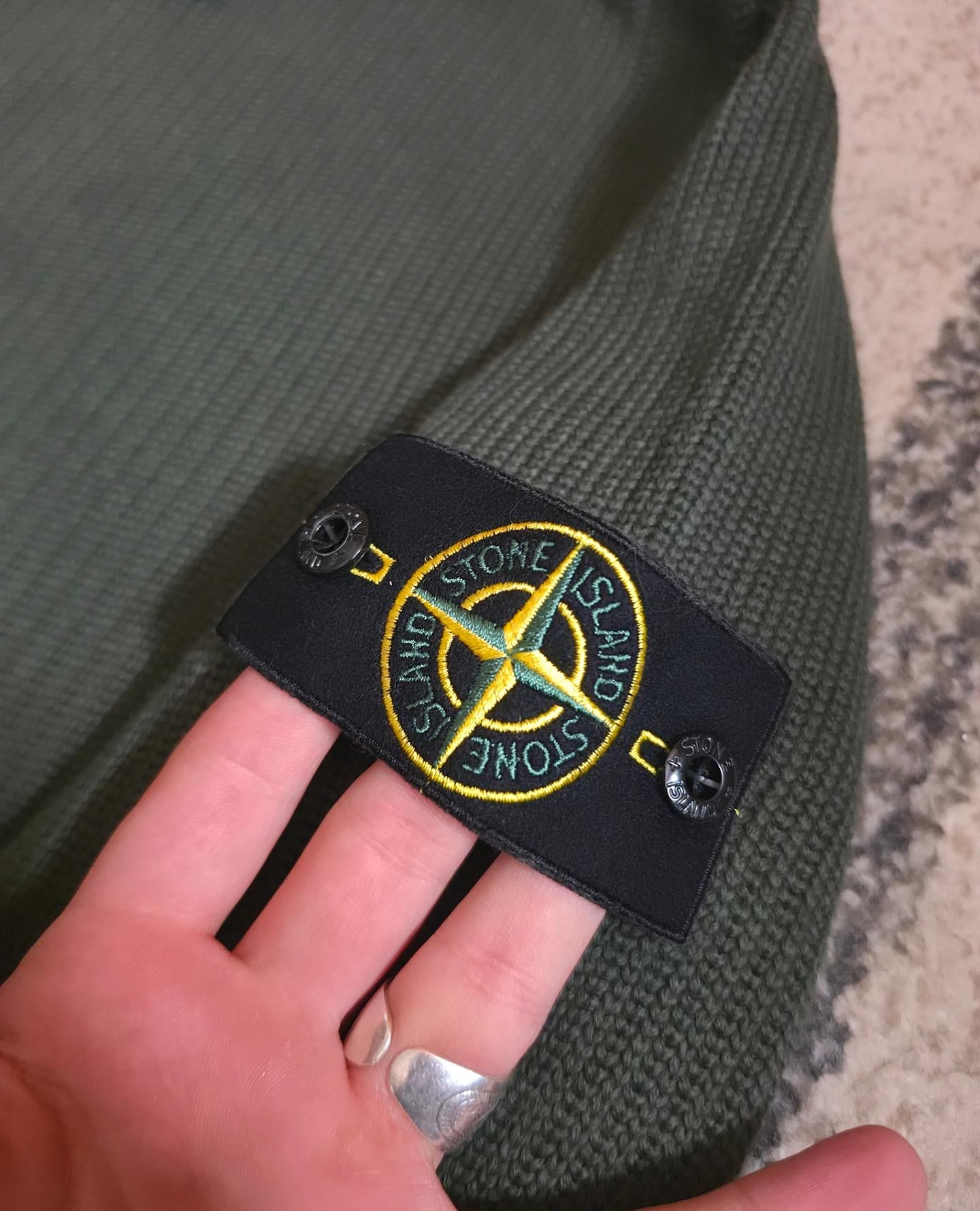 Stone Island Knit Sweater Green L