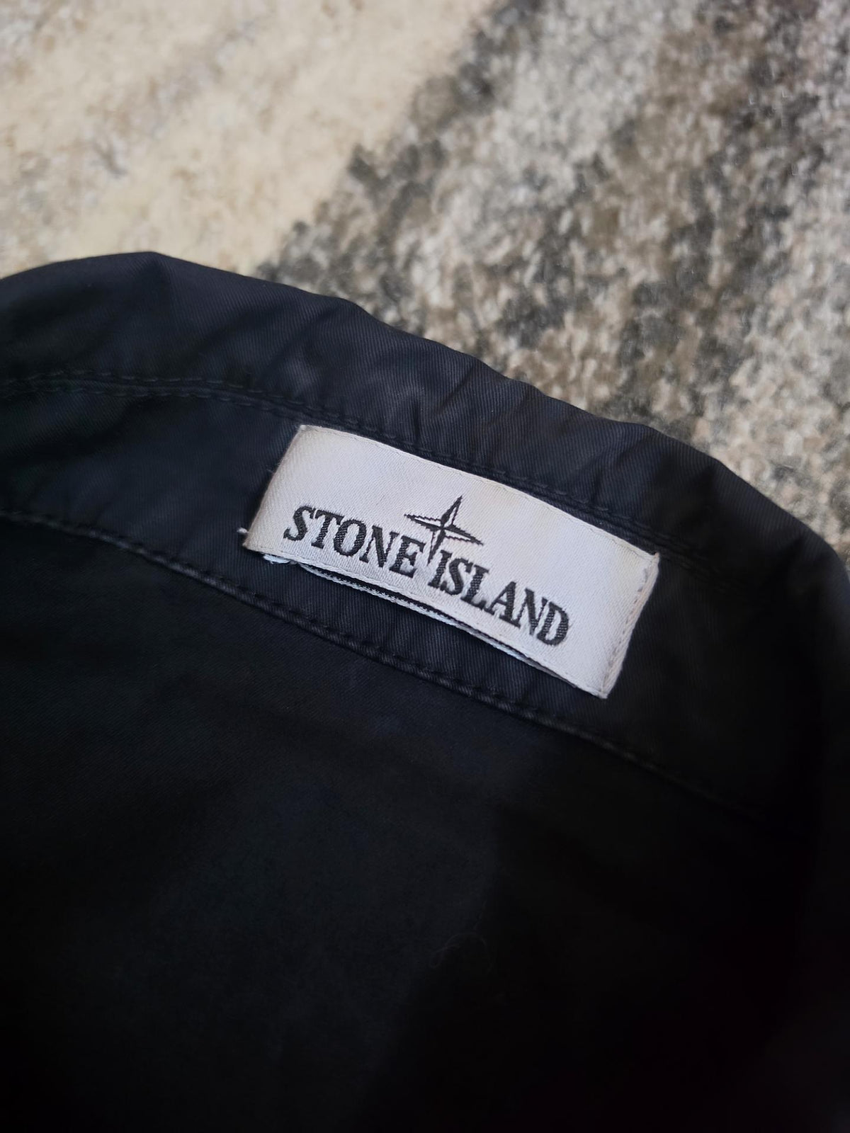 Stone Island Supima Cotton Twill Stretch Overshirt – 781510210 V0020 – Navy Blue – XL