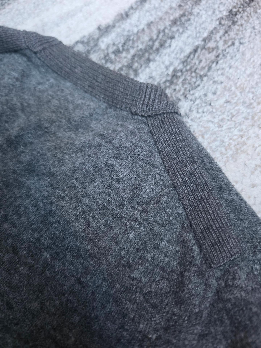 Stone Island Wool Blend Crewneck Knit – 6115556B9 – Grey – L