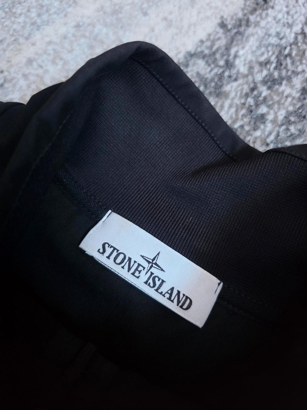 Stone Island 62153 Stretch Nylon Technical Fleece Track Jacket 801562153 V0029 – Black