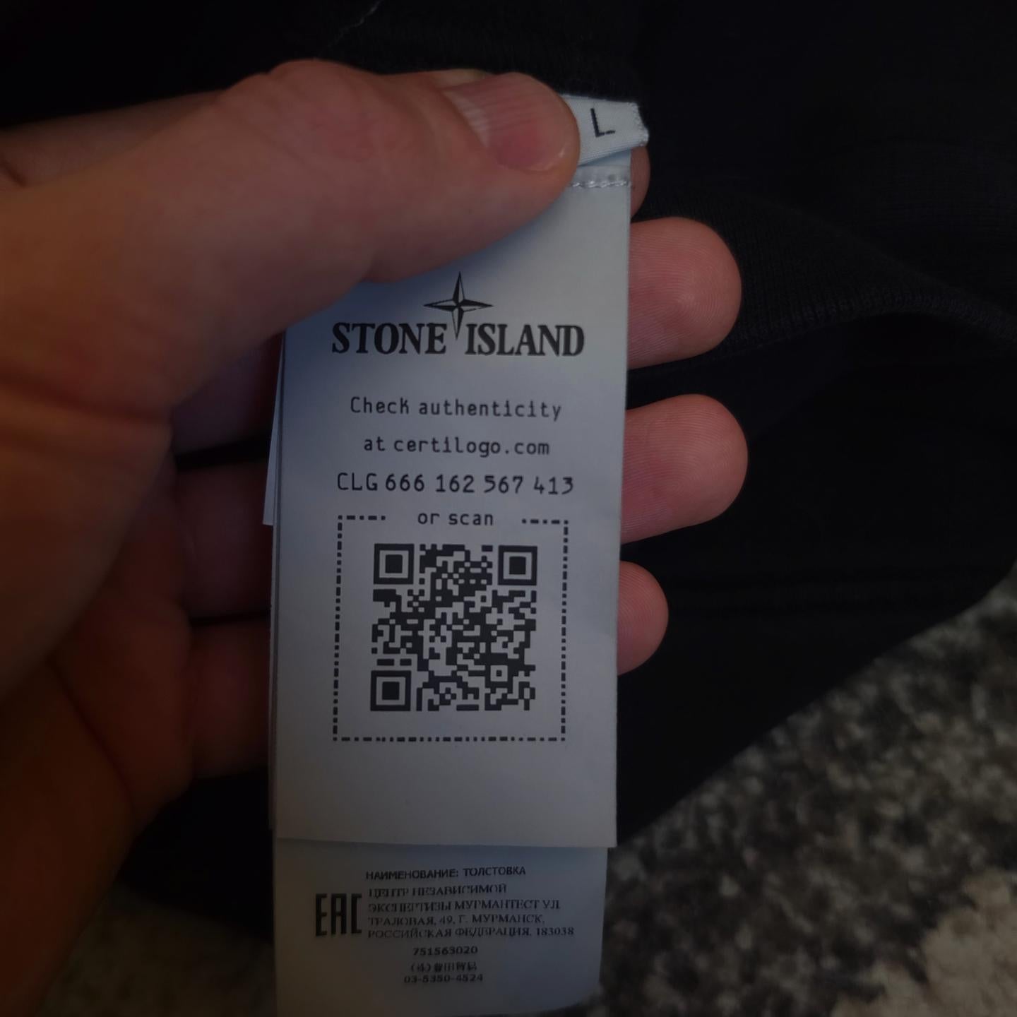 Stone Island Crewneck Black L