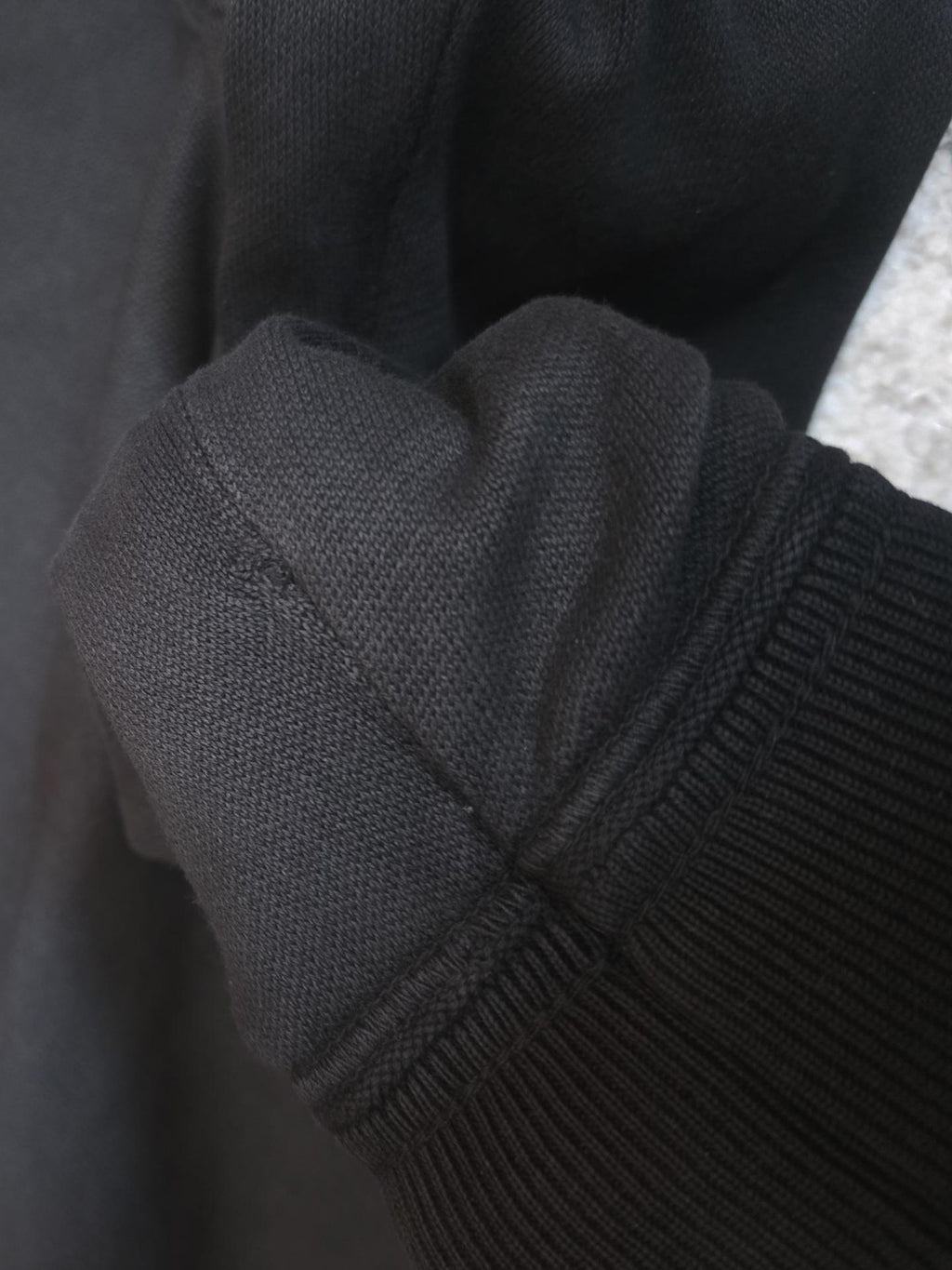 C.P. Company Cotton Knit Half-Zip Lens Sweater – Black – 50 (L)