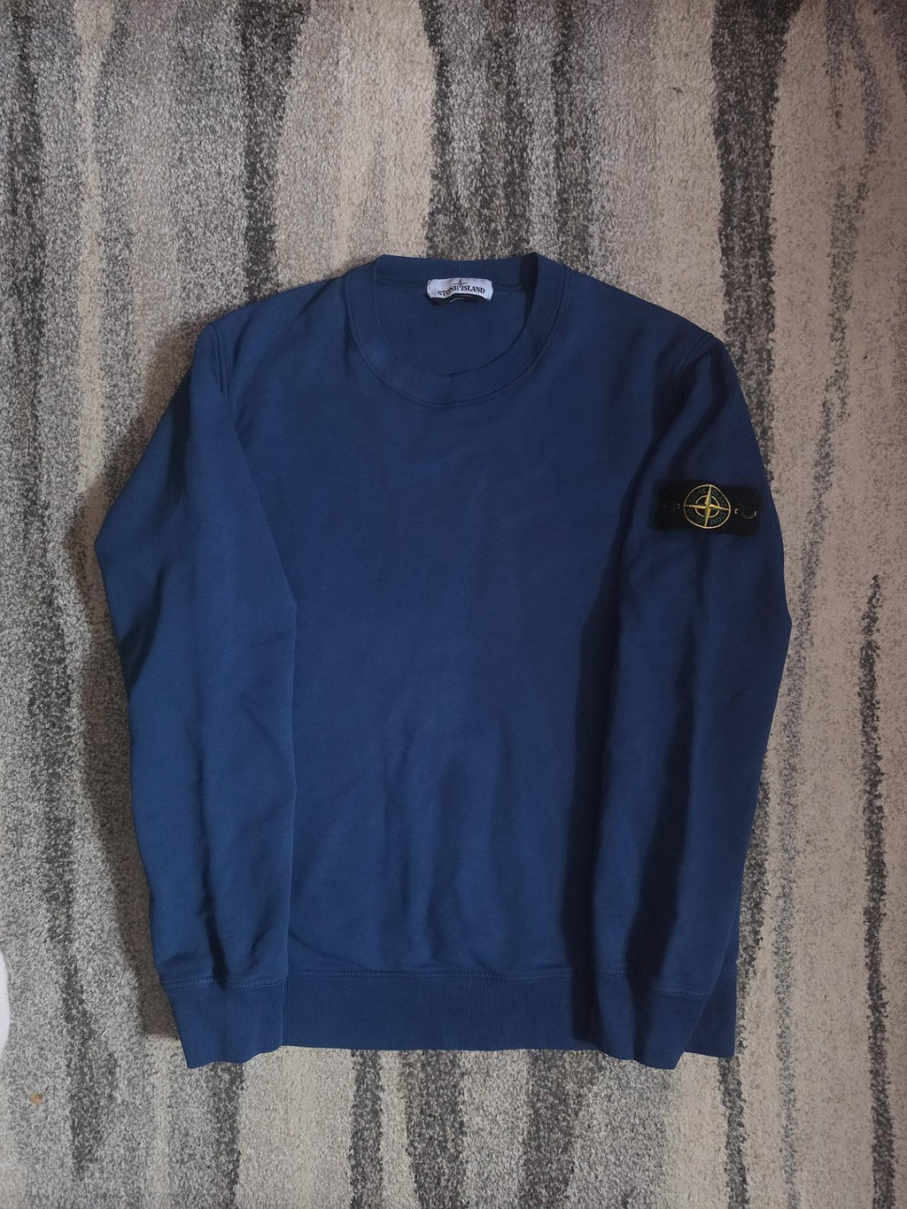 Stone Island Garment Dyed Crewneck Sweatshirt – 731563020 – Royale Blue – L