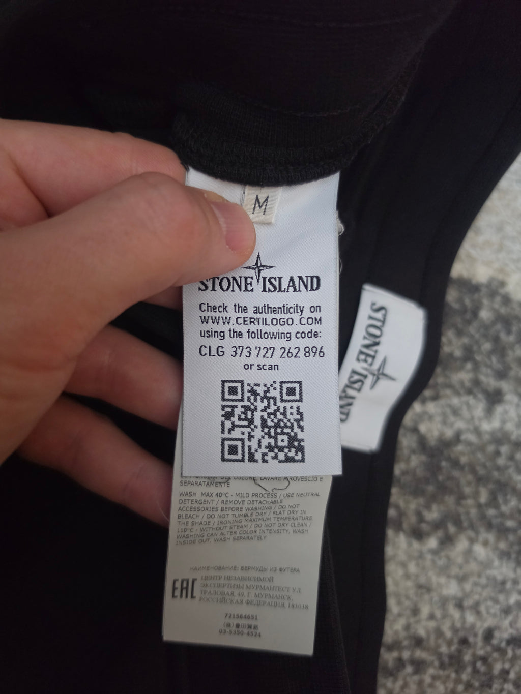 Stone Island Shorts Black M