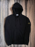 Stone Island Zipped Hoodie – 671560220 V0029 – Black – XL