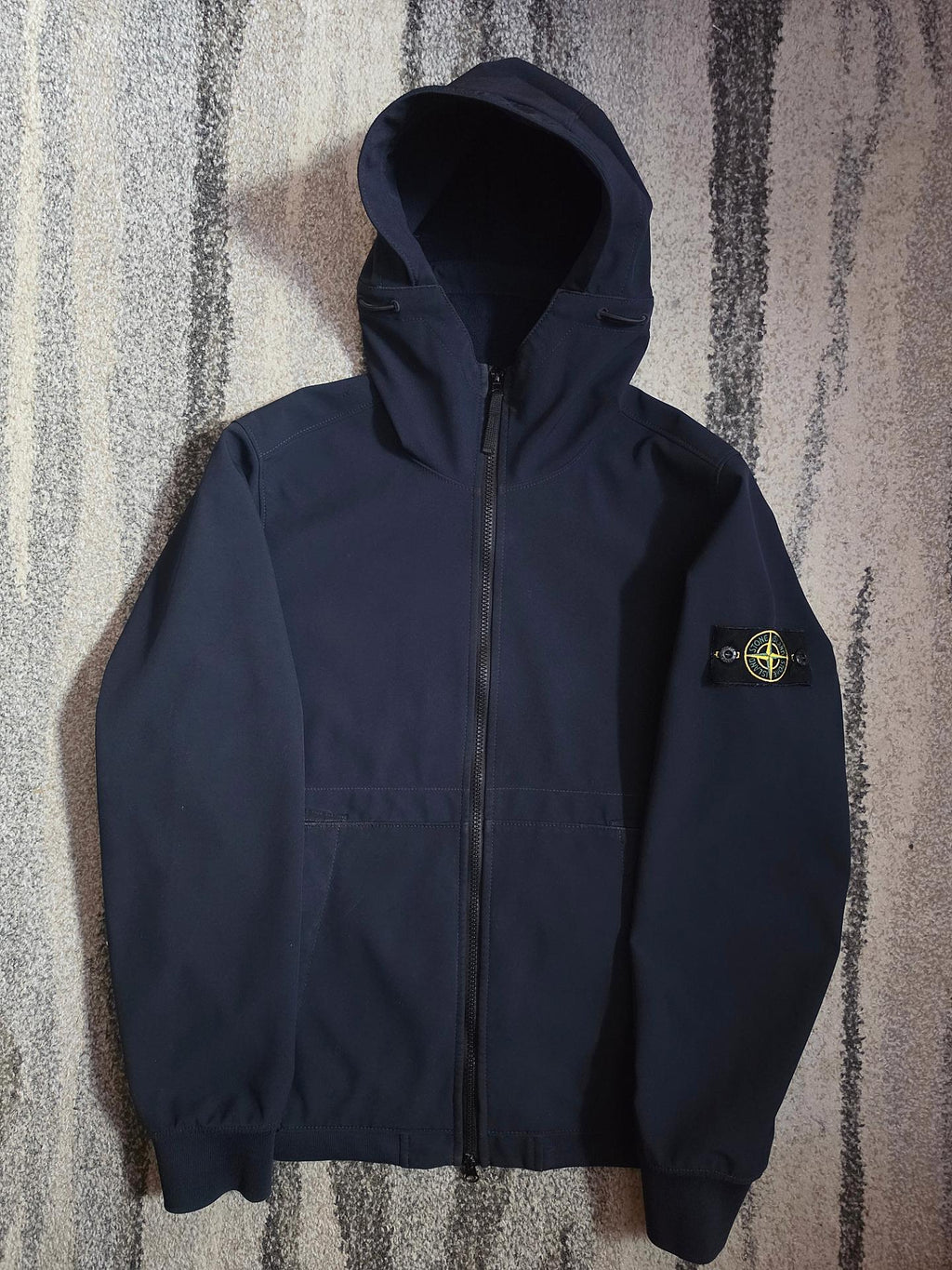 Stone Island Soft Shell Jacket Navy S