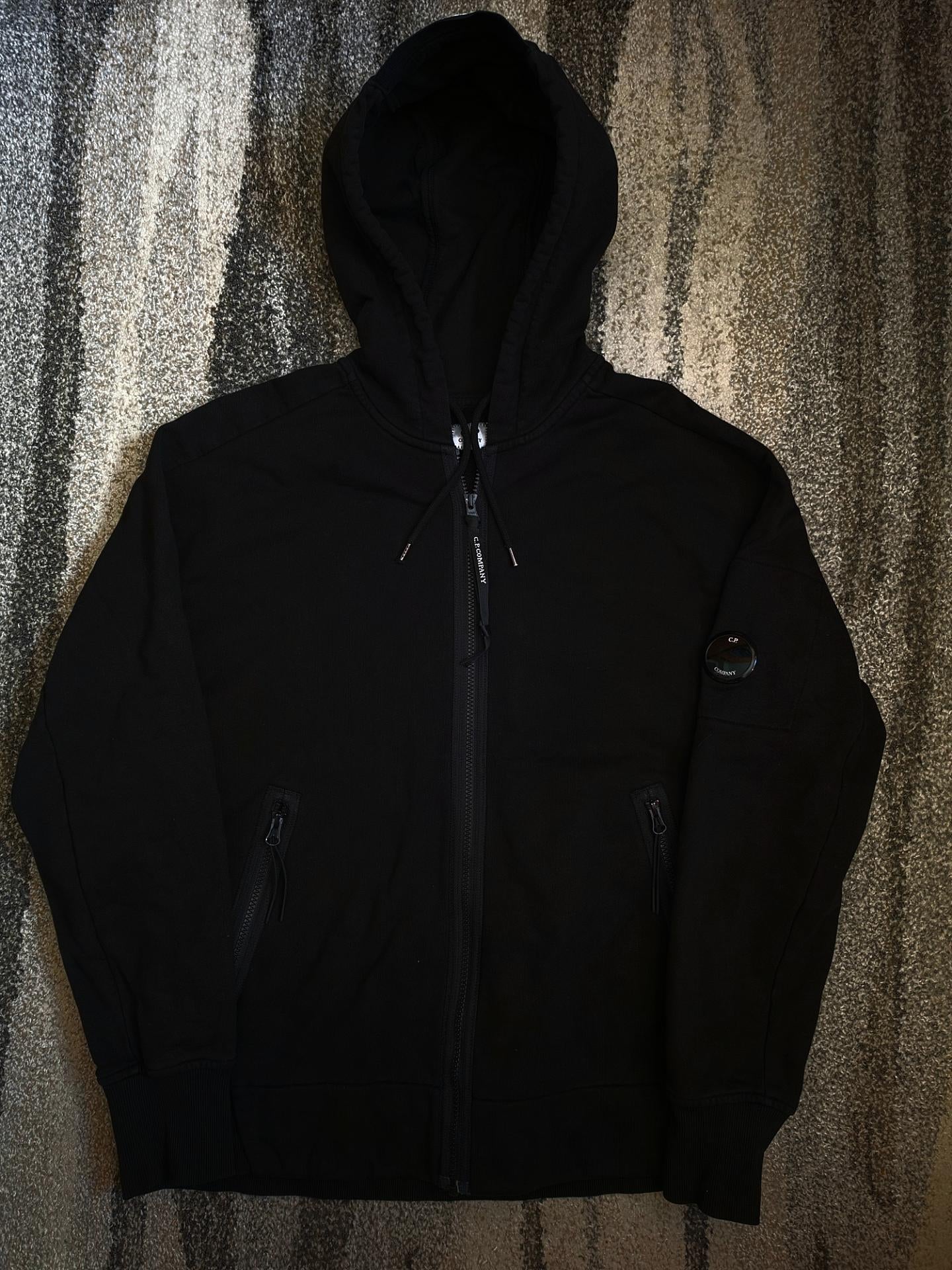 C.P. Company Lens Zip Hoodie Black XL