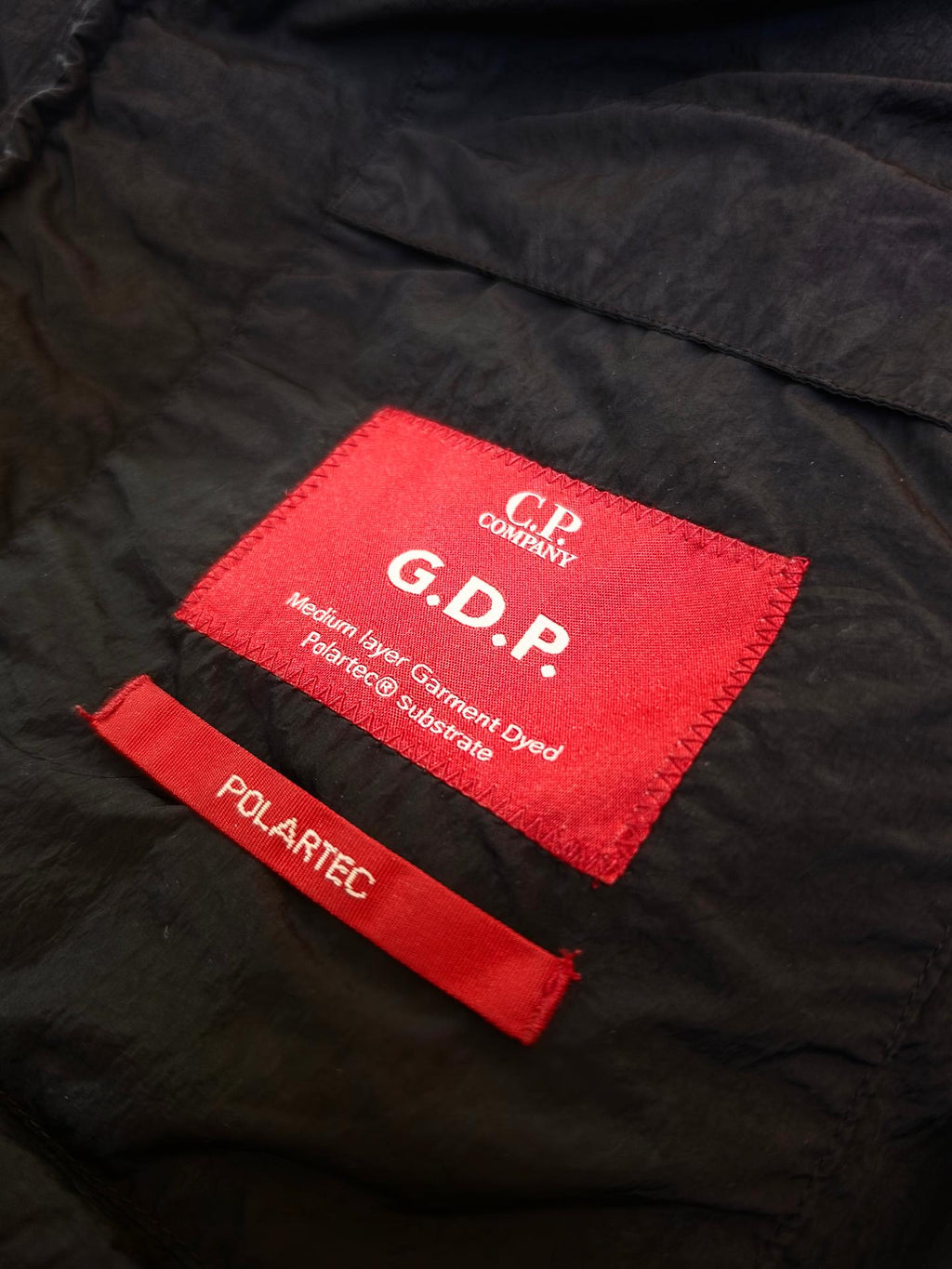 C.P. Company G.D.P. Goggle Jacket Black M (Polartec)