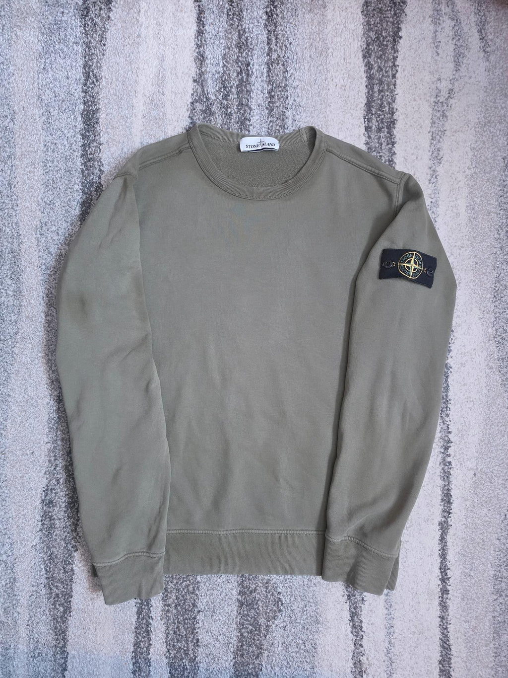 Stone Island Cotton Crewneck – Military Green – M