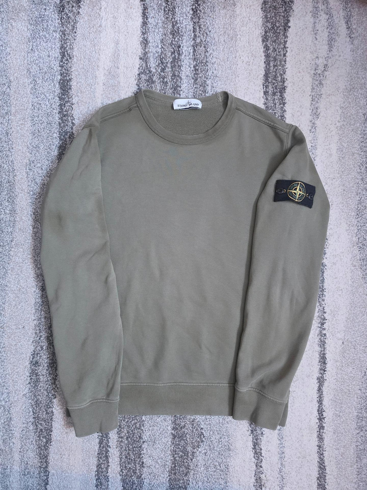 Stone Island Cotton Crewneck – Military Green – M