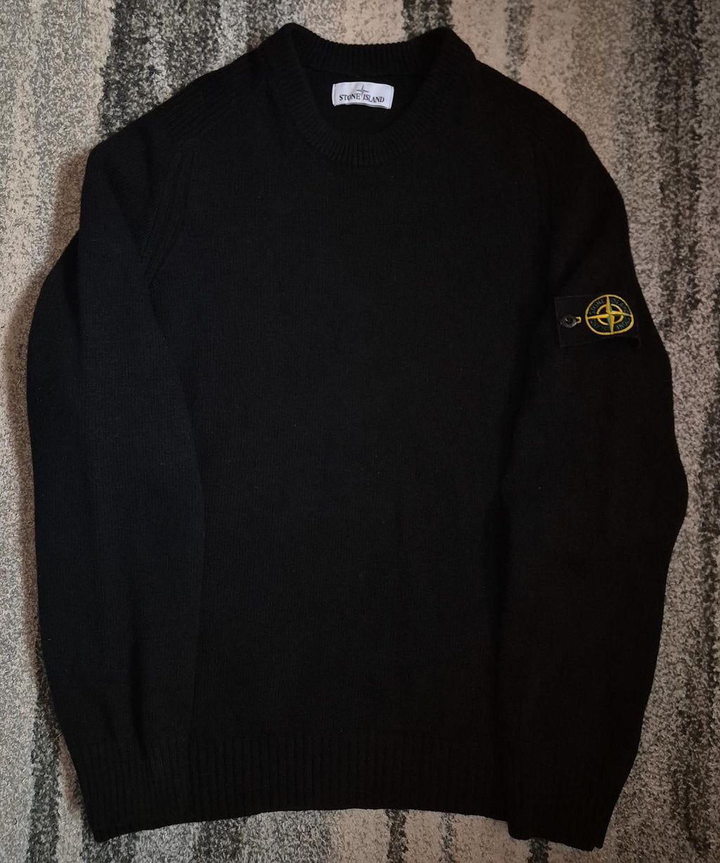 Stone Island Wool Sweater Black XL