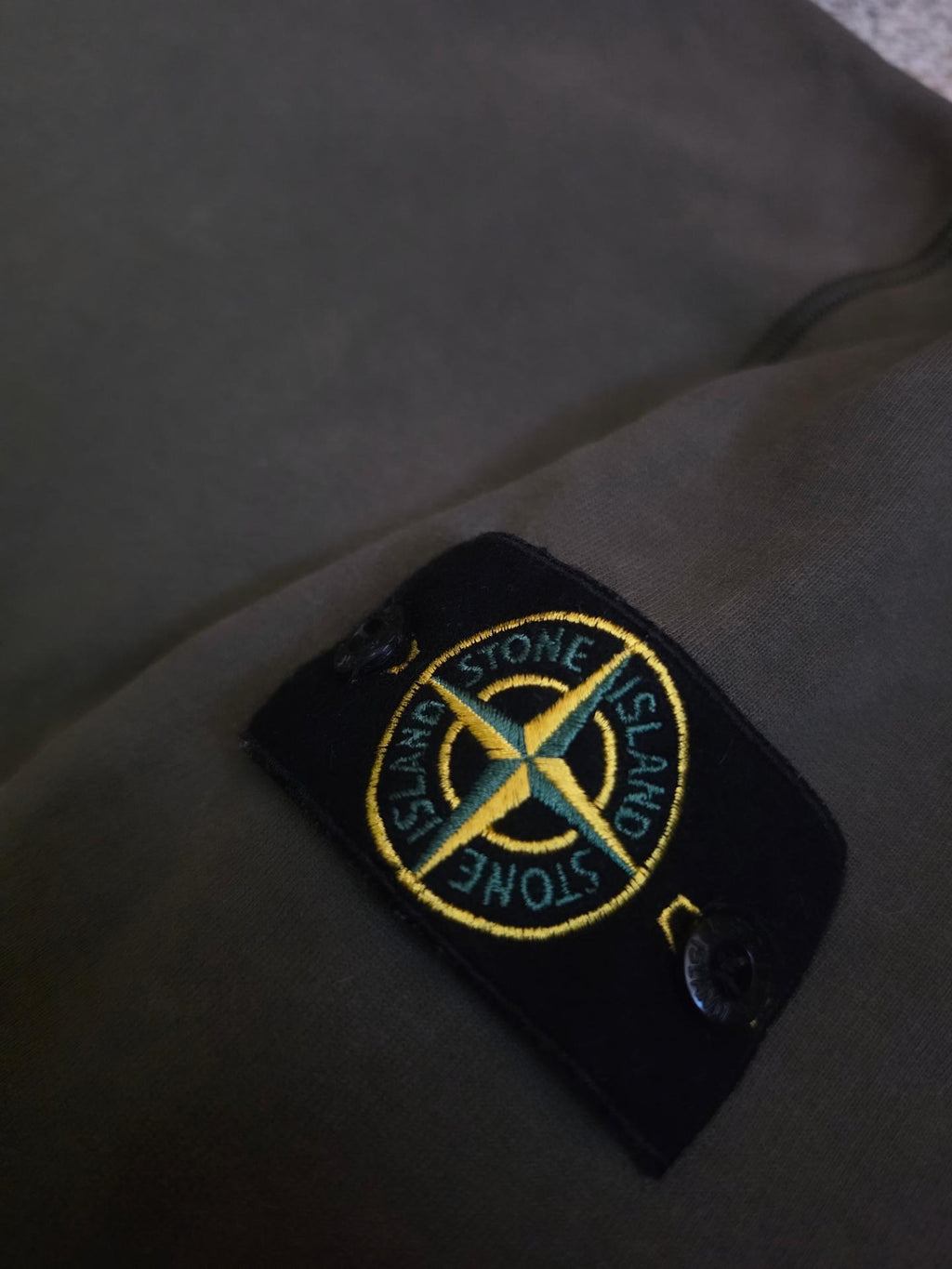 Stone Island Hoodie Khaki L