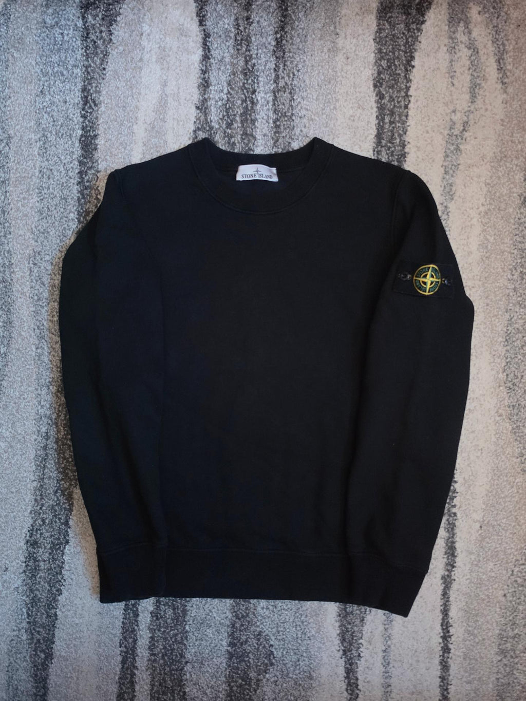 Stone Island Garment Dyed Classic Crewneck – 771563020 V0029 – Black – M